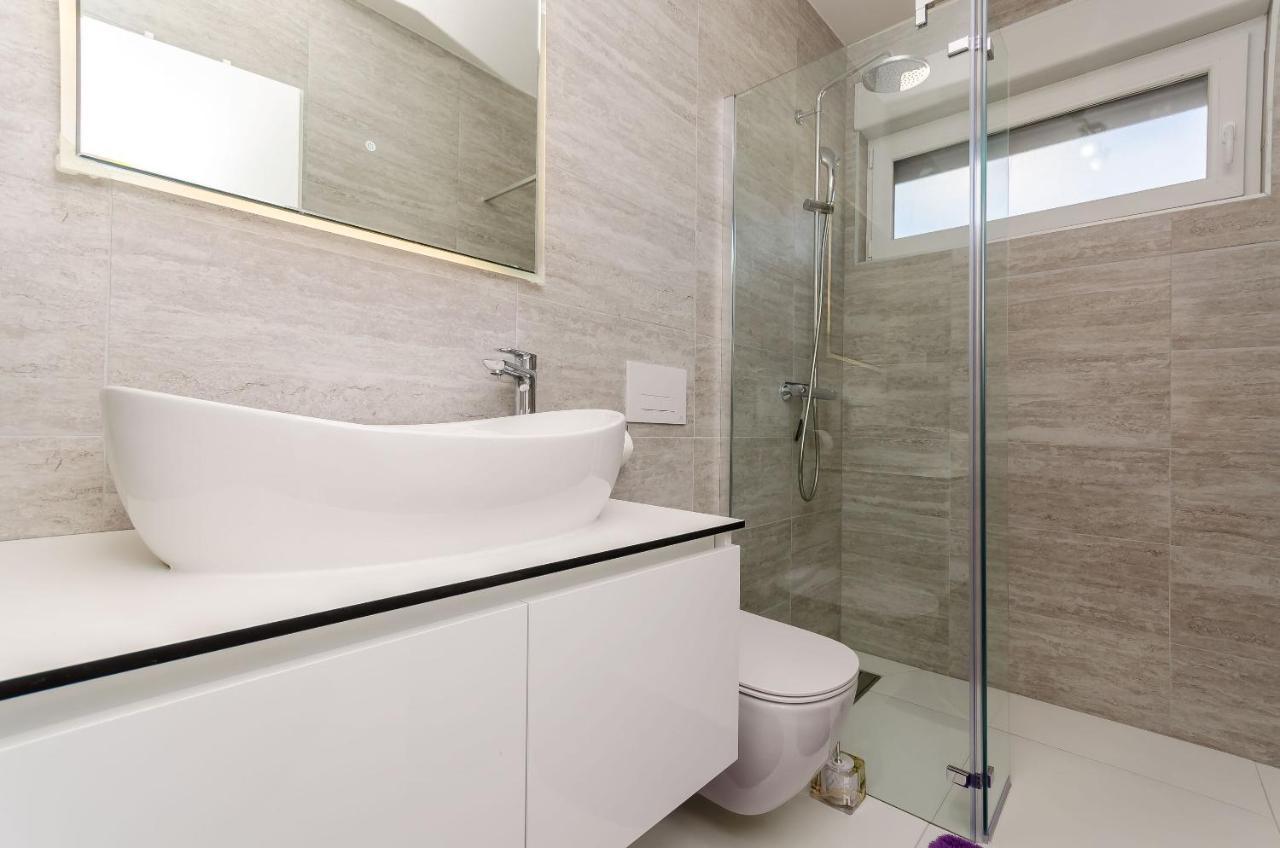 Apartment Pool Seget Trogir Exterior foto