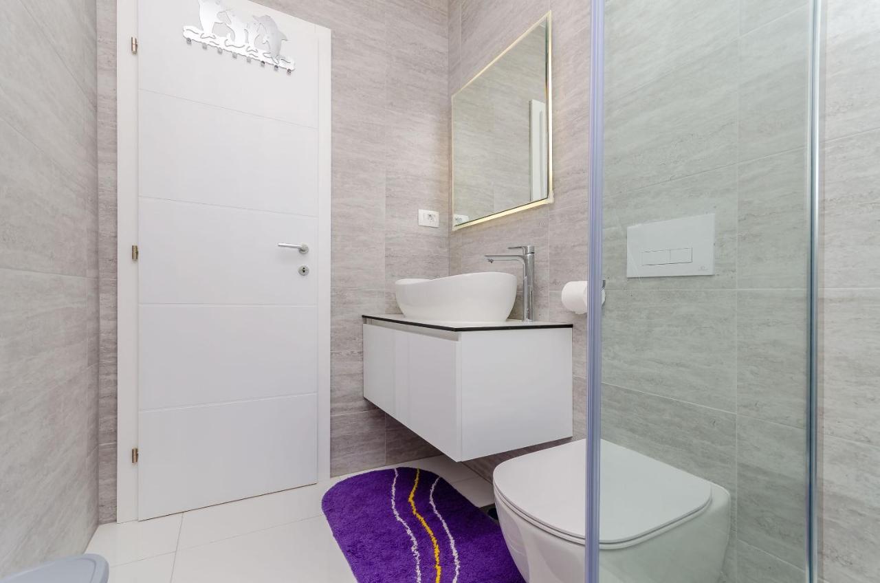 Apartment Pool Seget Trogir Exterior foto